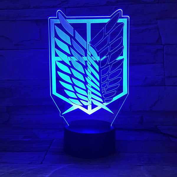Attack on Titan Night - (7 Color Change) - LED Light Display